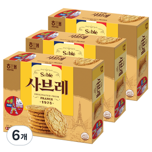 해태 사브레, 252g, 6개