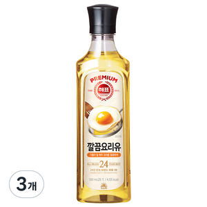 해표 깔끔 요리유, 3개, 500ml