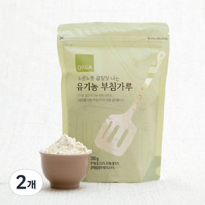 올가홀푸드 유기농 부침가루, 350g, 2개