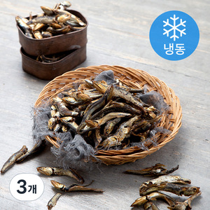 청해명가 여수남해 훈연멸치 (냉동), 450g, 3개