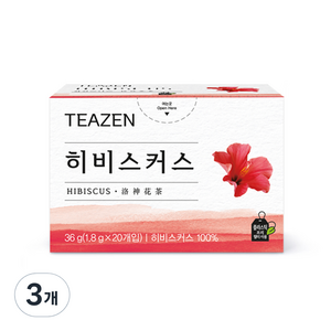 티젠 히비스커스, 1.8g, 20개입, 3개