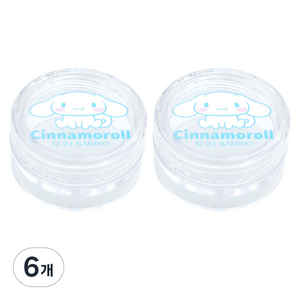 산리오 캐릭터즈 크림용기 5ml, 시나모롤, 6개