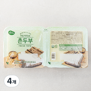 맑은물에 촌두부, 500g, 4개