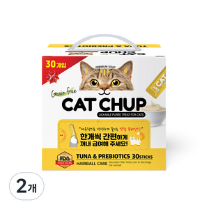 바이캣 캣찹 참치프리바이오틱스 14g x 30p, 2개, 참치 + 유산균 혼합맛