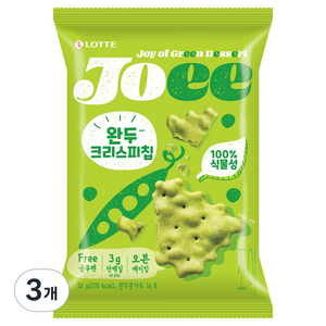 JOEE 완두 크리스피칩, 3개, 52g