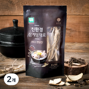 몸애조화 친환경 삼계탕 재료, 80g, 2개