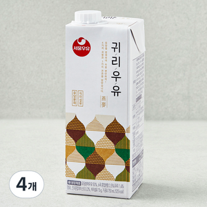 서울우유 귀리우유, 750ml, 4개