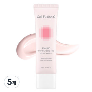 셀퓨전씨 토닝 썬 스크린 100 SPF50+ PA++++, 50ml, 5개