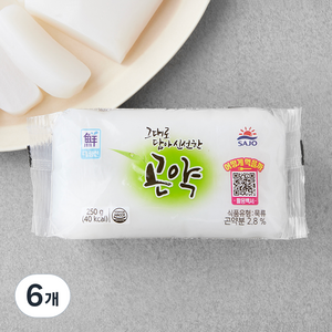 대림선 사조 곤약, 250g, 6개