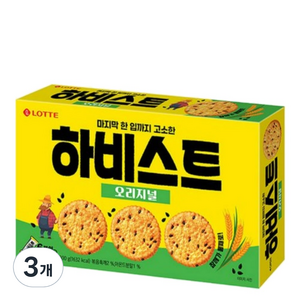 롯데웰푸드 하비스트 달콤고소 100g, 300g, 3개