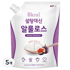 알티스트 설탕대신 알룰로스, 400g, 5개