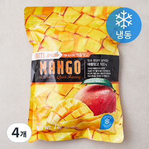 팜앤푸드 애플망고 (냉동), 1kg, 4개