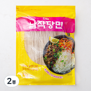 진심 납작 당면, 1kg, 2개