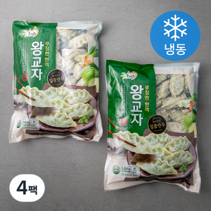 굿프랜즈 푸짐한 한끼 왕교자 (냉동), 1050g, 4팩