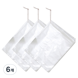 베로나 걸어쓰는 위생 비닐 막지 야채 봉투 소 21 x 26cm, 소(S), 100개입, 6개