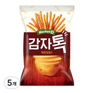 마켓오 감자톡 매콤달콤맛, 80g, 5개