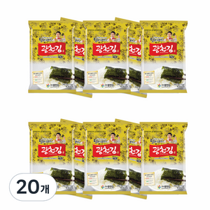 광천김 달인 김병만의 재래전장 20g, 20개