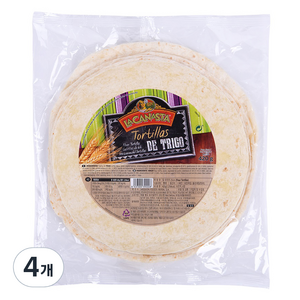 라카나스타 밀 또띠야 25cm, 420g, 4개