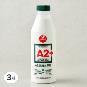 서울우유 A2플러스 우유, 3개, 710ml