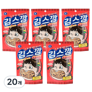 만전김 김스깡 매운불맛, 50g, 20개