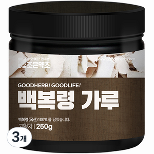 조은약초 백복령 가루, 250g, 3개