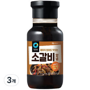 청정원 소갈비 양념, 280g, 3개