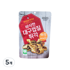 오희숙 전통부각 바삭한 대구껍질 튀각, 5개, 30g