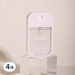 saeip 세니타이저 미스트 손소독제 네츄럴 무향, 40ml, 4개