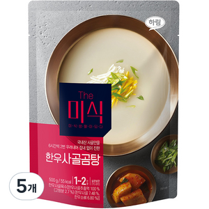 더미식 한우 사골 곰탕, 500g, 5개