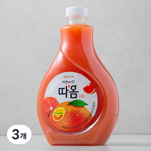 따옴 자몽주스, 1.6L, 3개