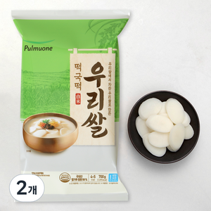 풀무원 우리쌀떡국떡, 700g, 2개