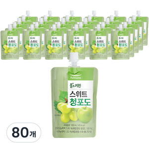 풀스키친 스위트 청포도, 100ml, 80개