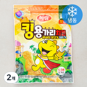 하림 킹용가리 치킨 (냉동), 770g, 2개