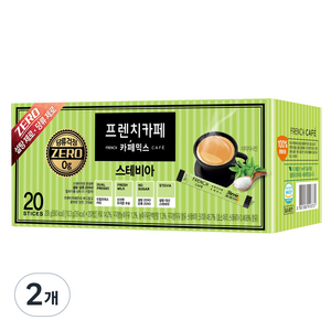 프렌치카페 카페믹스 스테비아, 2개, 10.3g, 20개입