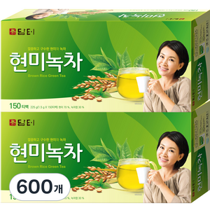 담터 현미녹차 티백, 1.5g, 150개입, 4개