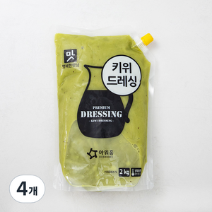 아워홈 행복한맛남 키위드레싱, 2kg, 4개