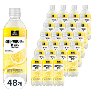 해태htb 미닛메이드 레몬에이드 탄산, 500ml, 48개