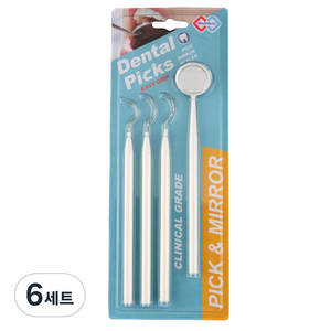 메디메이트 덴탈픽스 4종 수동식 의료용 치석제거기, 6세트