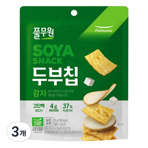 풀무원 두부칩 감자, 35g, 3개