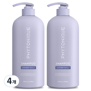 피토니끄 센티드 딥 퍼퓸 리페어 샴푸 라벤더바닐라향, 1000ml, 4개