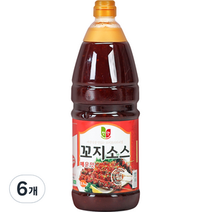 첫맛 꼬지소스 매운맛, 2.1kg, 6개