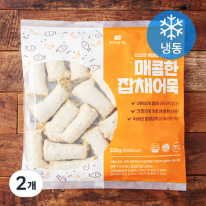 영자어묵 매콤한 잡채어묵 (냉동), 500g, 2개