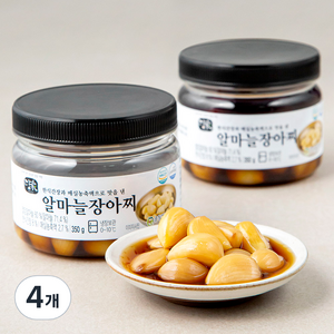 담가 알마늘장아찌, 350g, 4개