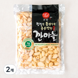 동보식품 정성을 듬뿍담은 좋은반찬 깐마늘, 1kg, 2개