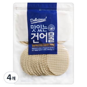 해맑은푸드 맛나포 튀김쥐포, 400g, 4개