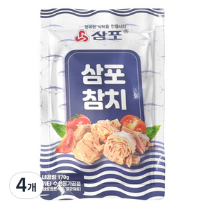 삼포 살코기 참치, 170g, 4개