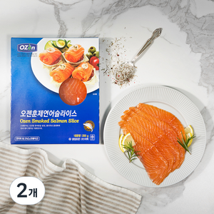 OZEN 노르웨이 프레시 훈제연어슬라이스, 200g, 2개