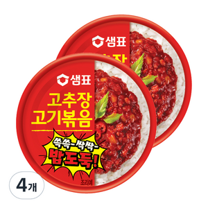 샘표 고추장 고기볶음, 95g, 4개