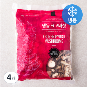 표고버섯 슬라이스 (냉동), 1kg, 4개