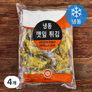 깻잎 튀김 (냉동), 1kg, 4개